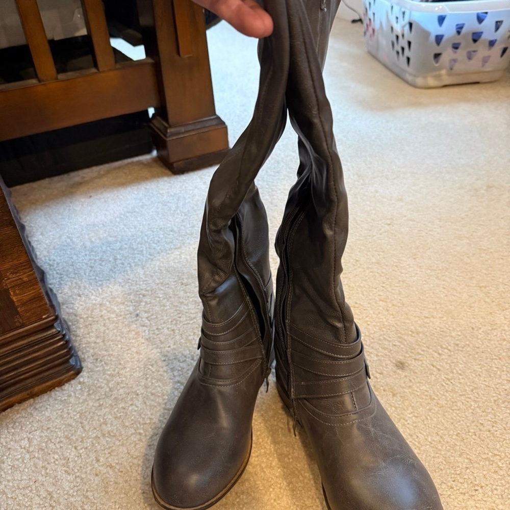 Gray Women's Boots